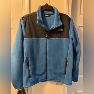 The North Face Blue/Teal Fleece Zip Up Jacket Men’s Size Medium